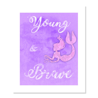 Adhésif décoratif Brave Mermaids