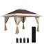 Auvent instantané 13 'x 13', tente d'extérieur portable, parasol pour fête, mariage, jardin, cour