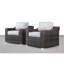 Chaise de patio avec coussins 2