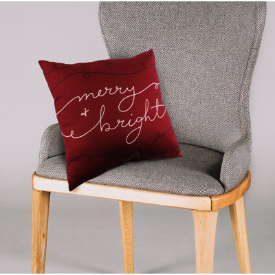 Seasonal Pillows Reversible Throw Pillow