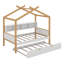 Lit plateforme avec bibliothèque de rangement Anyelf House-1887134800