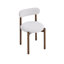 Elmora Set of Two Walnut Effect Solid Wood Dining Chairs-309602169