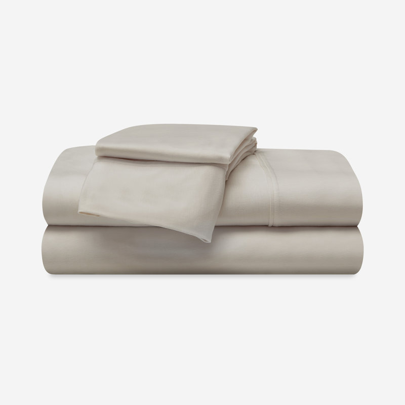 Bedgear Hyper-Wool Sheet Set - Warmth without Overheating - Breathable Soft Bedding, Queen, Beige