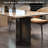 Rectangular Microcrystal Stone Dining Table Set-104311935-124065256