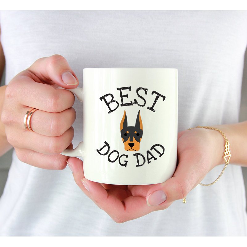 Tasse à café Best Dog Dad, Doberman