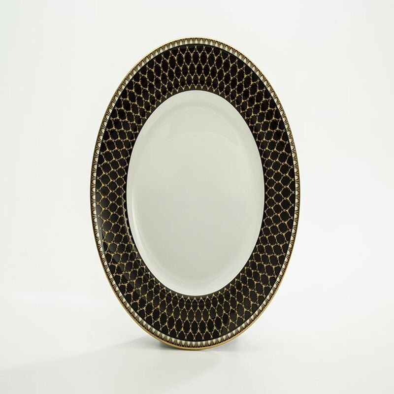 Antler Trellis Black 6" Plate