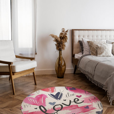 Tapis tressé Sweet Love