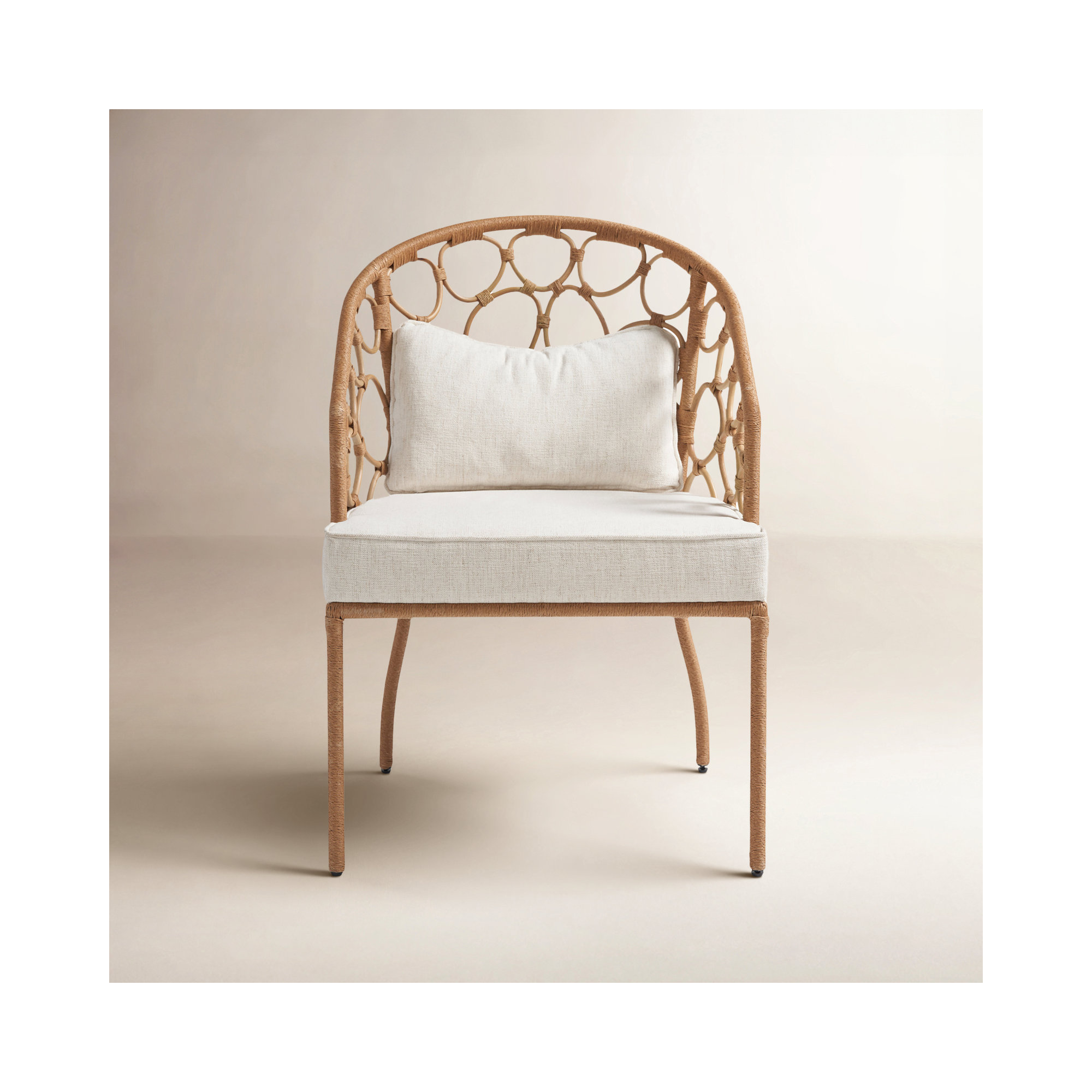 Rosalie Arm Chair, Natural