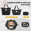 Ensemble de valise avec valise extensible Softside 3 pièces avec sac de voyage