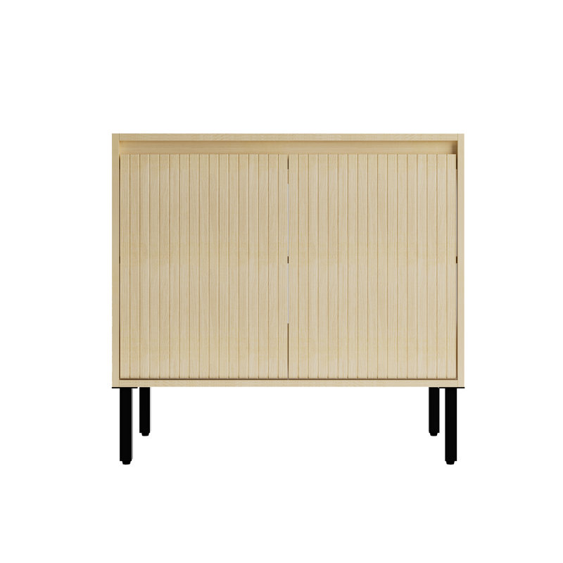 Base de meuble-lavabo de style Shaker de 24 po, 30 po et 36 po seulement, autoportante ou murale avec portes doubles et tablette réglable - Conception à fermeture en douceur et verticale (lavabo non inclus)