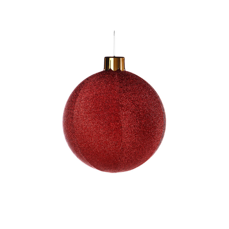 PVC Bauble, Red, 45.72cm H x 45.72cm W x 45.72cm D