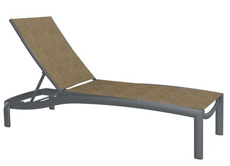 Kor Outdoor Chaise Lounge, Mia II, Graphite