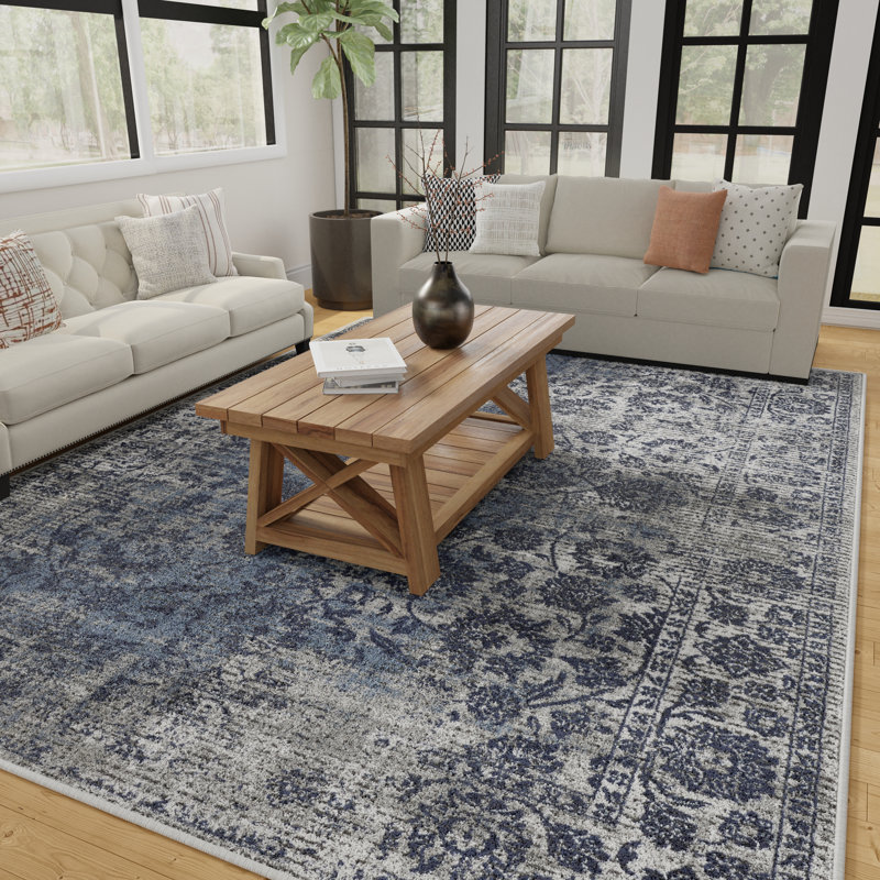 Raashid Floral Indoor Rug, Rectangle 3'3" x 5'3"