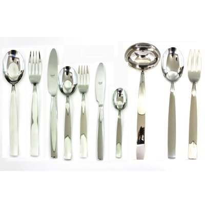 Mediterranea Flatware Set - 87 Pieces - Stainless Steel