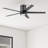 52" Graceshire 5 - Blade LED Flush Mount Ceiling Fan with Remote Control and Light Kit Included-88069712