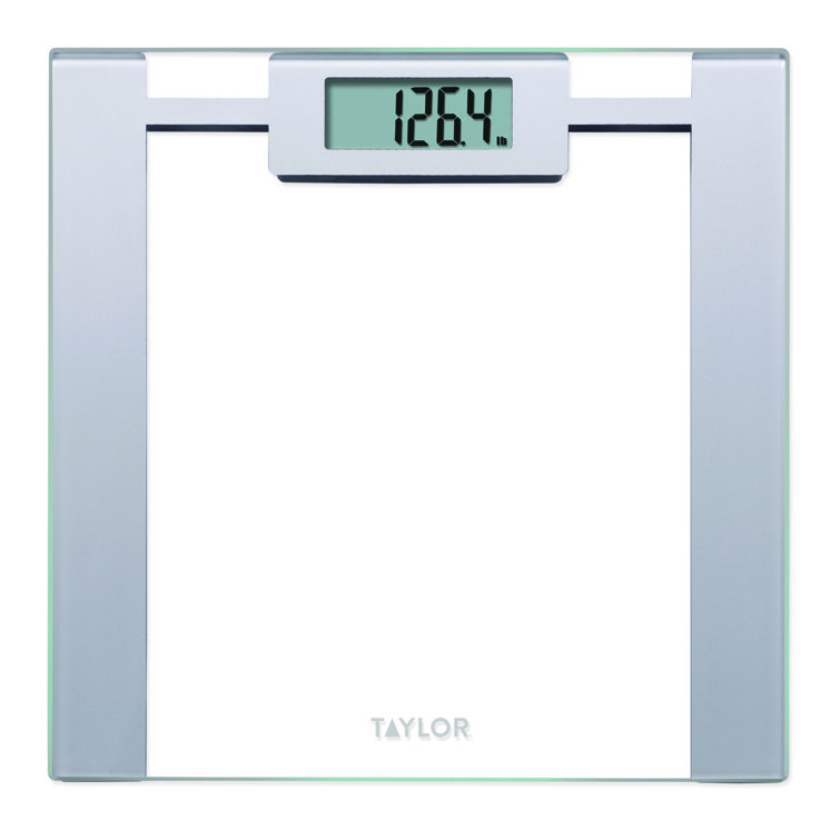 Eat Smart Digital Bathroom Scale, High Precision, Bath Scale for Body  Weight, Durable Tempered Glass, 330 lb Capacity, Step-On Technology, Clear