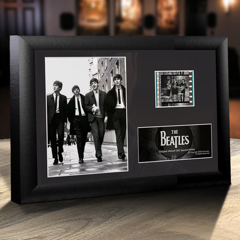 The Beatles Actual Film Cell Decorative Display 