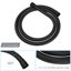 Système de pomme de douche double au plafond carré mat noir de 10 pouces avec fonction d'échaudage, nettoyage facile et portatif pour différents besoins, tête réglable à 360 °, incluse-126125364