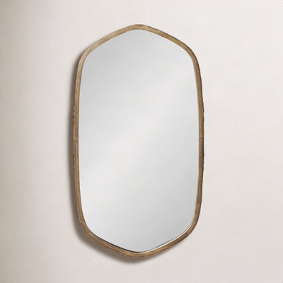 Glover Wood Hexagon Mirror
