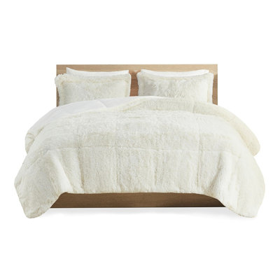 Twin/twin Xl Comforter . Shaggy Fur Texture. Fill. 1 & 2 Shams. Wash And Dry Easily. Bedroom Enhancement Warm . Down Alternative Filling. Machine Tumble Dry. Essentials