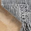 Tapis gris campagnard en jute épaisse touffeté à la main Waville-1553667617