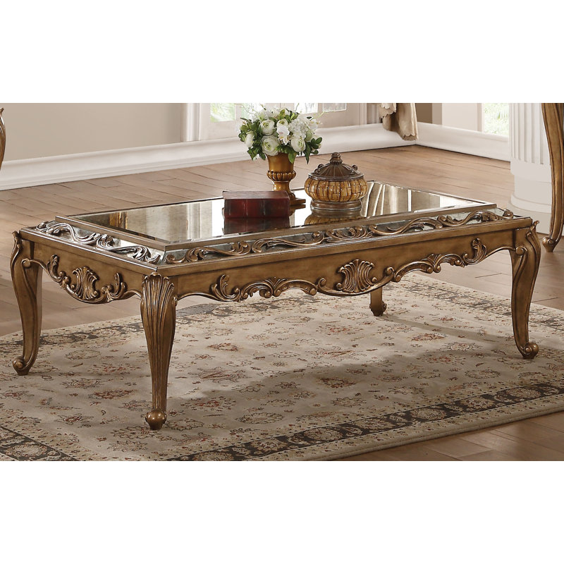 Pollak Glass Top Coffee Table