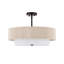 Lustre cylindrique semi-encastré à 4 lumières Reenat-360294262