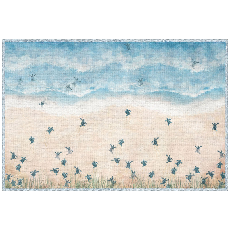 Tapis de cuisine antidérapant Charron, Rectangle 1 pi 11 po x 2 pi 11 po