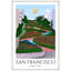 San Francisco Travel Poster - Framed-1710612670