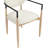 Riccio Performance Fabric Upholstered Dining Arm Chair-992955092-992955093