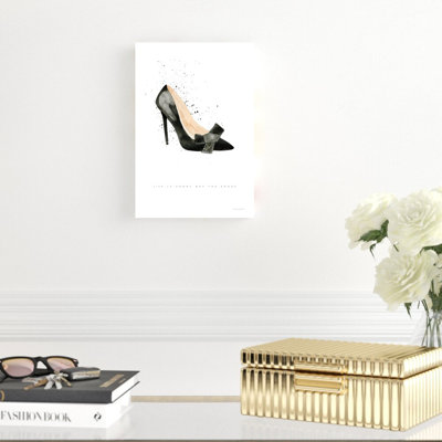 " Stiletto Style III " by Mercedes Lopez Charro Painting Print