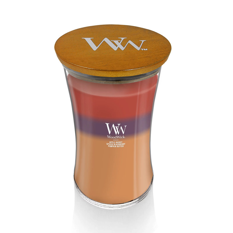 Grande bougie sablier WoodWick, 21 oz