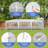 10'x30' Outdoor Party Tent With 8 Removable Sidewalls, Waterproof Canopy Patio Wedding Gazebo, White