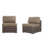 Ensemble modulaire de patio 8 pièces avec coussins durables entièrement assemblé
