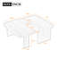 Ensemble de tables basses U-Can Modern Minimalist (table basse uniquement, sans chaises)