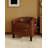 PU Leather Barrel Accent Chair, With Soft Cushion-1448109921