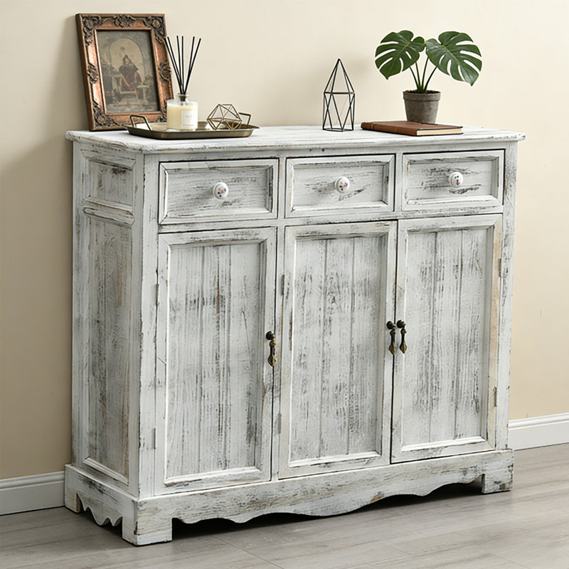White Solid Wood Shoe Storage Bench, White
