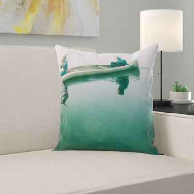 Canoe Throw Pillow
