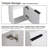  Khyla 16'' Single Sink Wall Mounted Bathroom Vanity,Floating Vanity with 1 Door and White Ceramic Sink Top-719367203