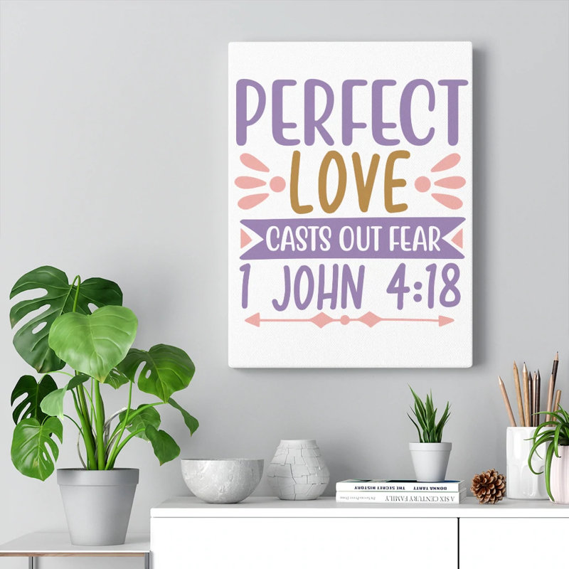 Perfect Love Casts - Wrapped Canvas Print, 61cm H x 46cm W