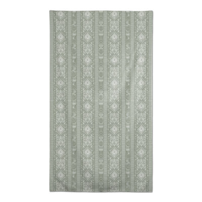 Nappe rectangulaire en polyester géométrique