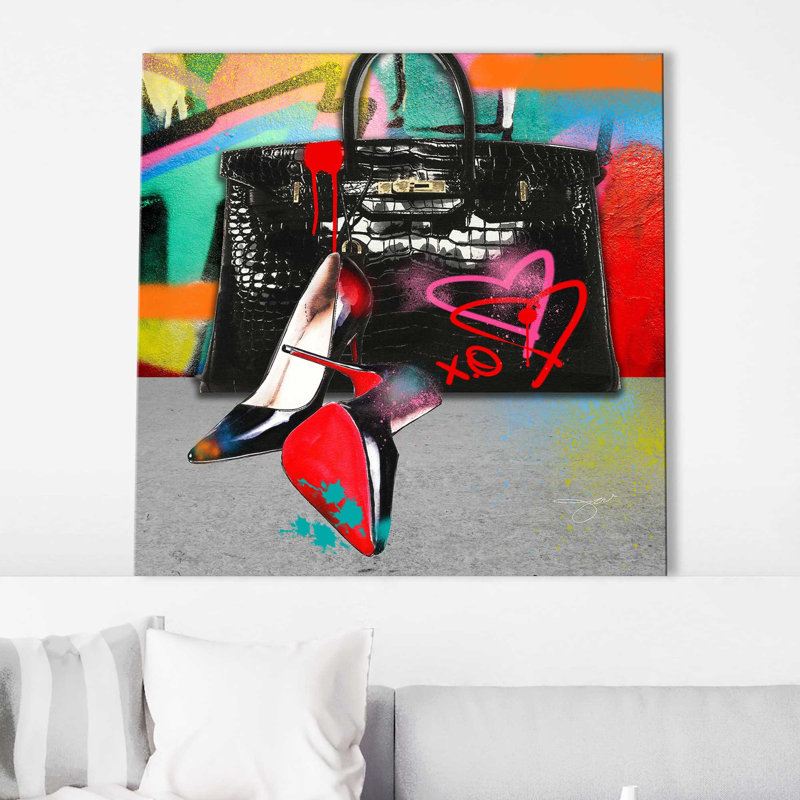 Bad Decisions 2B (Square) par By Jodi - impression, Toile tendue, H 36 po x l 36 po x 1,5 po