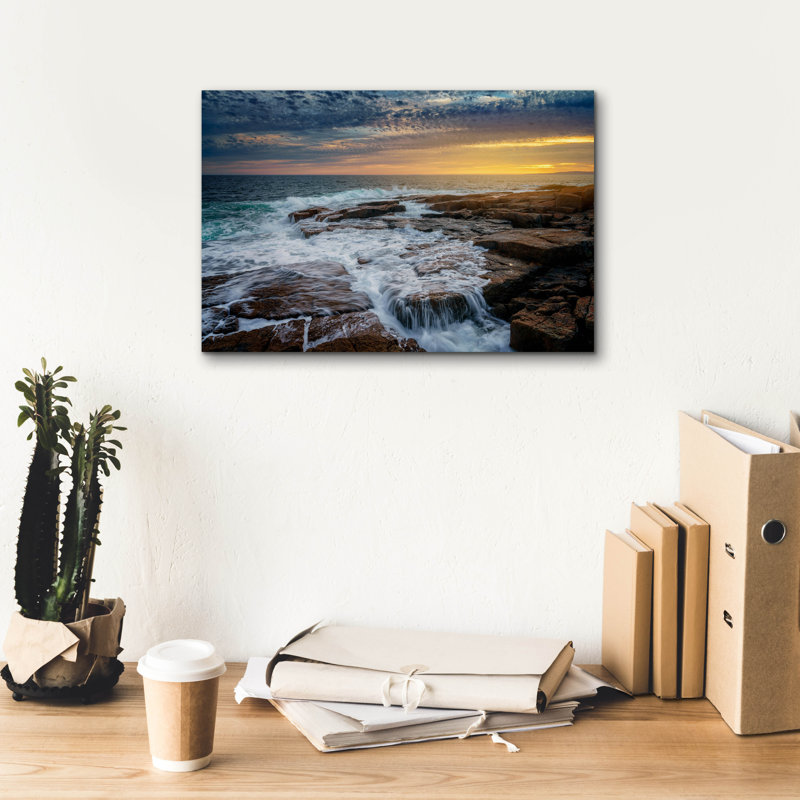 Epic Graffiti 'Schoodic Point' by Rick Berk Canvas Wall Art
