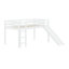 Lit mezzanine bas avec glissade, échelle, barrières de sécurité-1291202838