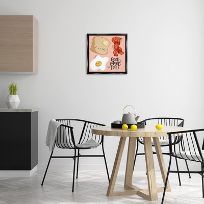 Good Mood Food Breakfast Floating Frame, design by Sarah Hickman