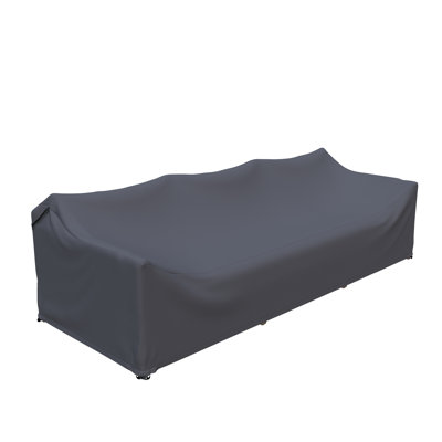 Cremont 93'' Wide Teak Patio Sofa Cover