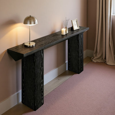 Triangular-Shaped Design Console Table,Sofa Table,Modern Entryway Table