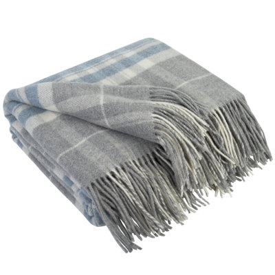 Odelina cashmere and merino wool blanket