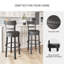 Tabouret de bar rotatif Daiah