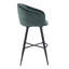 Swivel Upholstered Counter Stool with Metal Frame-1777160481